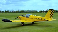 G-OPAZ @ EGTH - G-OPAZ 'The Little Yellow Peril' at Shuttleworth May Sunset Air Display - by Eric.Fishwick