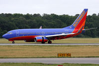 N771SA @ ORF - Southwest Airlines N771SA (FLT SWA302) from Tampa Int'l (KTPA) rolling out on RWY 5. - by Dean Heald