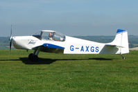 G-AXGS @ EGHA - 1969 Rollason Aircraft And Engines Ltd DRUINE D.62B CONDOR at Compton Abbas on 2010 French Connection Fly-In Day - by Terry Fletcher