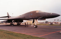 86-0102 @ MHZ - B-1B Lancer named Lady Hawk of the 28th Bombardment Wing on display at the 1991 RAF Mildenhall Air Fete. - by Peter Nicholson