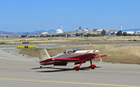 N30AK @ KCCR - 1996 R Swanson RV-6 taxying to hangar after shooting touch & goes - by Steve Nation