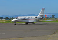 N382QS @ KAPC - NetJets Cessna 680 arriving KAPC from Houston Executive (KTME) - by Steve Nation