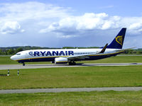EI-DWO @ EGPH - Ryanair Boeing 737-8AS Taxiing to runway 06 - by Mike stanners