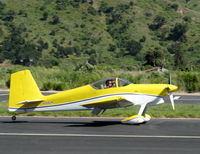 N746JM @ SZP - 2007 Malherbe/Malherbe VAN's RV-7, landing roll Rwy 22 - by Doug Robertson