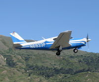 N6933P @ SZP - 1960 Piper PA-24-250 COMANCHE, Lycoming O-540-E 250 Hp, takeoff climb Rwy 22 - by Doug Robertson
