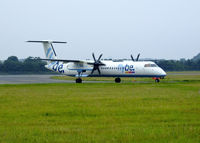 G-JECK @ EDI - Flybe Dash 8Q-402 Arrives at EDI - by Mike stanners