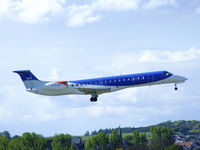 G-RJXB @ EDI - British midland regional ERJ-145EP On finals for runway 06 - by Mike stanners