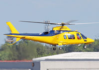 G-MEDX @ EGNX - Sloane Helicopters Agusta A.109E (c/n 11745). - by vickersfour