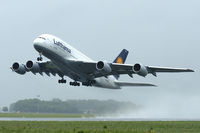 D-AIMA @ LOWL - Lufthansa Airbus A380-841 departure to EDDM/MUC - by Janos Palvoelgyi
