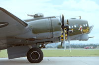 G-BEDF @ EGDY - As Memphis Belle at RNAS Yeovilton Air Day 1998 - by Roger Winser