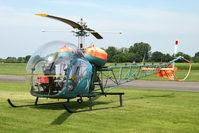 G-AXKX @ EGBR - Westland AB-47G-4A at Breighton Airfield in 2008. - by Malcolm Clarke