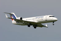 F-GRJP @ EGNT - Canadair CL-600-2B19 Regional Jet CRJ-100ER on approach to Newcastle Airport in 2008. - by Malcolm Clarke
