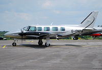 G-ONPA @ EGTF - Piper Navajo Chieftan Ex N89PA in new Synergy livery at Fairoaks - by moxy