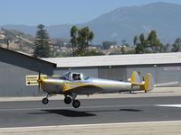 N99711 @ SZP - 1946 ERCO ERCOUPE 415-D, Continental O-200 100 Hp, landing Rwy 22 - by Doug Robertson