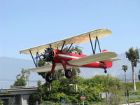 N66711 @ SZP - 1941 Boeing Stearman IB75A, Jacobs R-755B2 275 Hp, on final Rwy 22 - by Doug Robertson