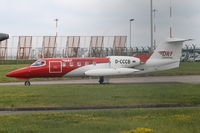 D-CCCB @ EGNX - Learjet 35A, c/n: 35A-663 - by Trevor Toone