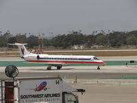 N839AE @ LAX - American Eagle rejional jet taxiing to runway 24L for take off - by Helicopterfriend