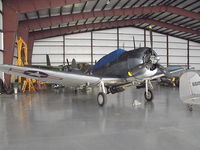 N82GA @ D52 - Parked in the big hangar at the 1941 Historical Aircraft Group Museum in Geneseo, NY. - by Terry L. Swann