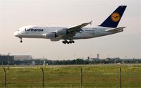 D-AIMA @ EDDP - She is back in sunshine!!! Lufthansa´s first A380 is coming again to LEJ. - by Holger Zengler