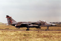 XX119 @ EGQS - Jaguar GR.1A of 16[Reserve] Squadron at RAF Lossiemouth in the Summer of 1993. - by Peter Nicholson