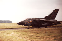 ZA455 @ EGQS - Tornado GR.1, callsign Rafair 536A, of 31 Squadron seen at RAF Lossiemouth in the Summer of 1993. - by Peter Nicholson
