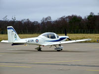 G-BYUW @ ADX - 12AEF Tutor on the flightline at Leuchars - by Mike stanners