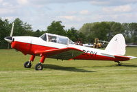 G-BCOY @ X3HU - Coventry Gliding Club Chipmunk fitted with a Lycoming O-360-A4M engine - by Chris Hall