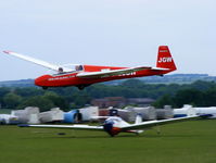 G-CJGW @ X4DT - Schleicher ASK 13 at the Darlton Gliding Club - by Chris Hall