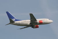 LN-RPW @ EBBR - Flight SK590 is taking off from RWY 07R - by Daniel Vanderauwera