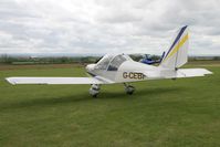 G-CEBF @ EGNG - Evektor Aerotechnik EV-97A Eurostar at Bagby Airfield in May 2007. - by Malcolm Clarke