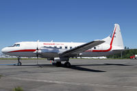 N580HW @ PAE - Fresh out of paint with titles and re-registered. It was formerly N580AS and had a blue cheatline - by Duncan Kirk