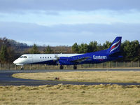 G-CERY @ EGPH - Eastern airways SAAB 2000 Arrives on runway 24 - by Mike stanners