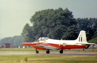 XM414 @ EGXG - Jet Provost T.3 displaying at the 1975 RAF Church Fenton Airshow - by Peter Nicholson