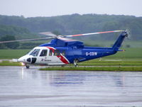 G-CGIW @ EGNJ - Bristow Helicopters Sikorsky S-76C - by Chris Hall