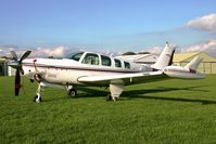 N836TP @ X5FB - Beech A36 Bonanza 36 at Fishburn Airfield, UK in September 2008. - by Malcolm Clarke