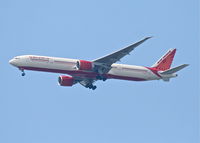 VT-ALP @ KORD - Air India Boeing 777-337ER, an approach RWY 10 KORD from EDDF (Frankfurt).. - by Mark Kalfas