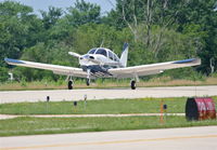 N4555F @ 06C - Piper Dakota PA-28R-200, arriving RWY 11 06C (Schaumburg). - by Mark Kalfas