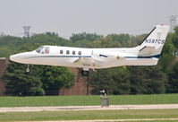 N597CS @ KDPA - Cessna 501, Citation 1 SP, RWY 2L departure KDPA. - by Mark Kalfas