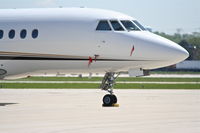 N8VF @ KDPA - VF Corporation FALCON 900, on the ramp at KDPA after a trip from up from KGSO. - by Mark Kalfas