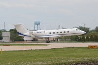 N611JM @ KDPA - JFM Inc. Gulfstream G-IV N611JM, departing 20R KDPA. - by Mark Kalfas