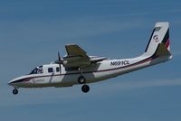 N691CL @ EGSH - Landing at Norwich. - by Graham Reeve