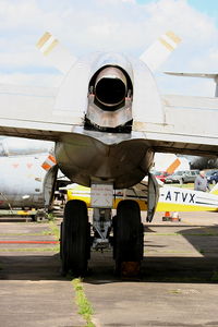 F-BTGV @ X3BR - Aero Spacelines 377 Super Guppy Allison 501-D22C turbo-prop engine - by Chris Hall