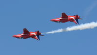 XX227 @ EGBP - XX227 and XX322 with the Red Arrows at The Cotswold Air Show June 2010 - by Eric.Fishwick