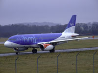G-DBCD @ EGPH - BMI A319 Taxiing to runway 06 - by Mike stanners