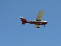 N234CM @ SZP - 1966 Cessna 182 SKYLANE, Continental O-470-S 230 Hp. takeoff climb Rwy 22 - by Doug Robertson