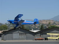 N104A @ SZP - 1947 Bucker JUNGMANN, Lycoming O&VO-360 upgrade conversion 180 Hp, takeoff climb Rwy 22 - by Doug Robertson