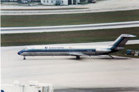 N413EA @ TPA - DC-9-51 of Eastern Air Lines at the terminal at Tampa in May 1988. - by Peter Nicholson
