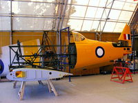 G-CPPM @ X3BR - former Royal Canadian Air Force AT-6 Texan being restored to flight by Beech Restorations at Bruntingthorpe - by Chris Hall