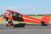 N3277G @ ADH - Curtiss Wright Robin be repositioned after being on static display at the Ada Air Expo. - by Jean Calhoun