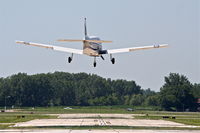 N8252V @ KDPA - TRAVEL EXPRESS AVIATION, Piper PA-28-161 Warrior on approach RWY 33 KDPA. - by Mark Kalfas